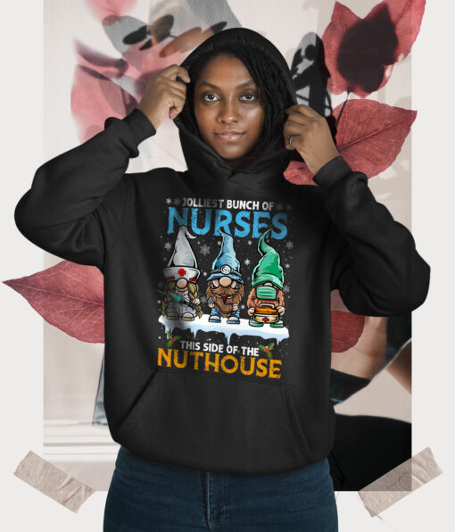 2020-11-Women-Hoodie-Jolliest-Bunch-of-Nurses-This-Side-of-the-Nuthouse-Gnomes-t-shirt-Mockup3-Black.jpg