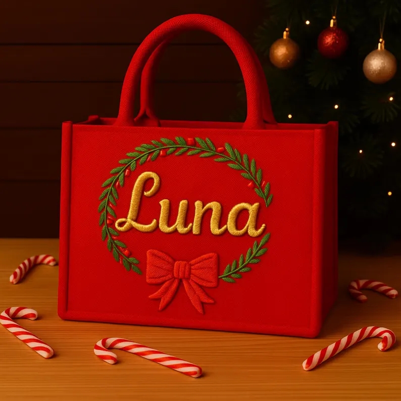 Custom embroidered bags and accessories